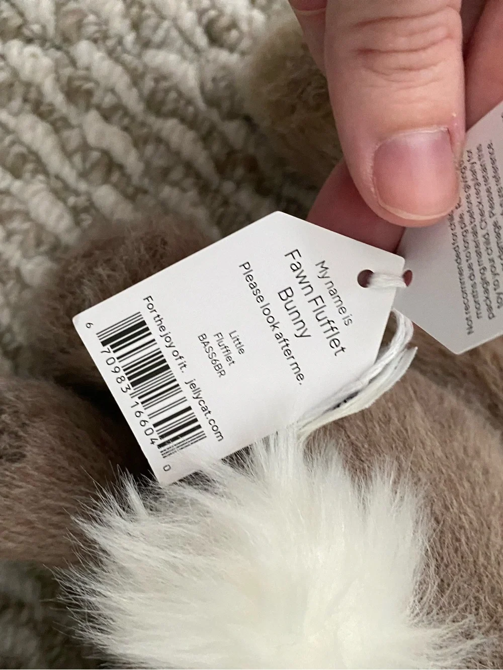 Jellycat new tags